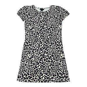 Sanctuary Purple Animal Print Girls T Shirt Dress 14